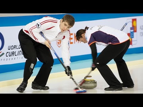 CURLING: HUN-SWE. WCF World Mixed Doubles Chp 2015 - Final
