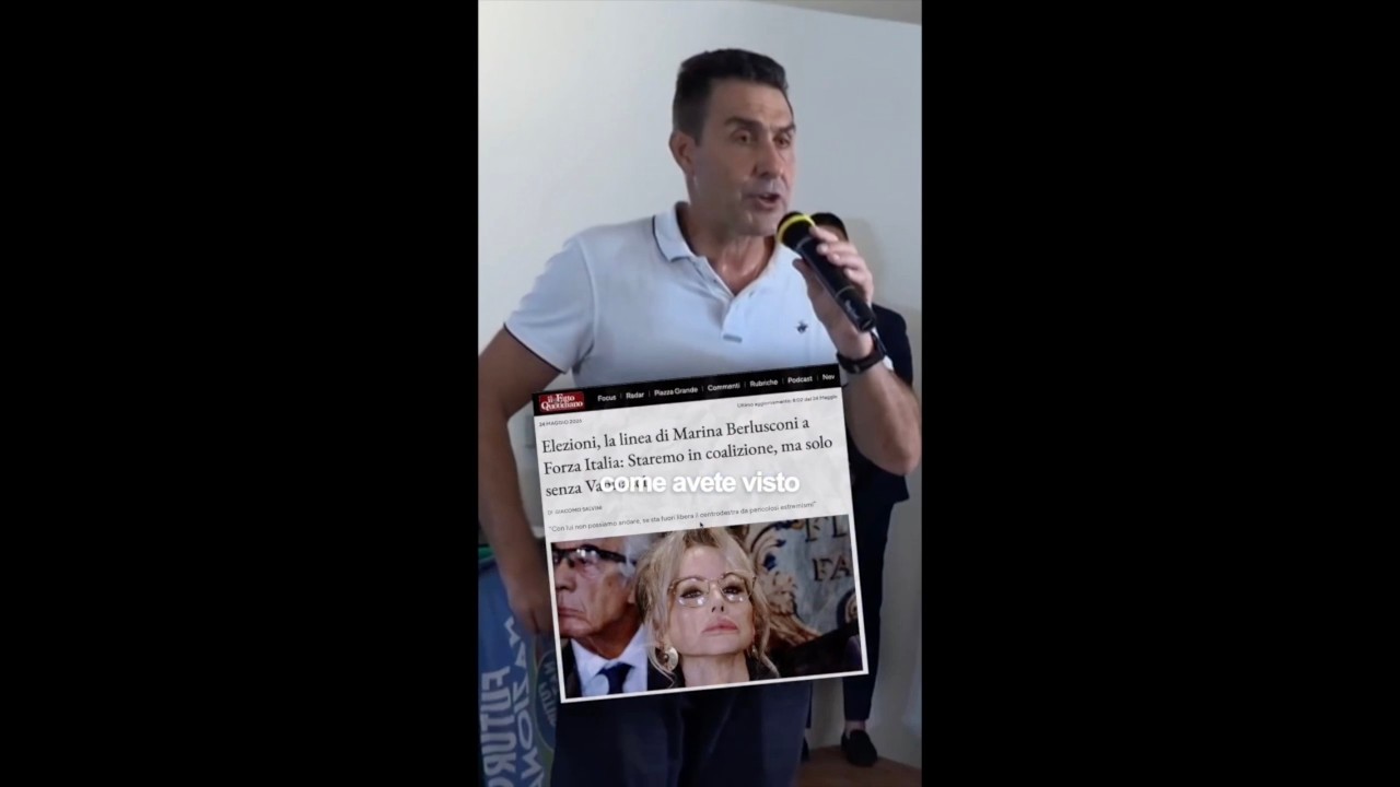 VANNACCI: “MARINA BERLUSCONI, RONZULLI E LUPI RISPARMINO IL FIATO, MI STO ALLENANDO PER LE ELEZIONI"