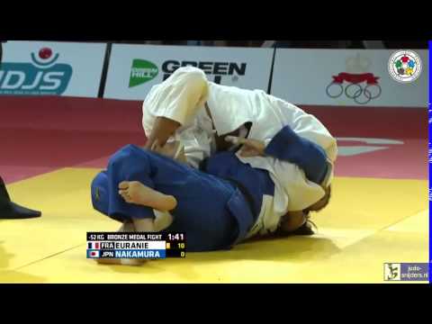 Judo 2015 World Masters Rabat: Euranie (FRA) - Nakamura (JPN) [-52kg] bronze