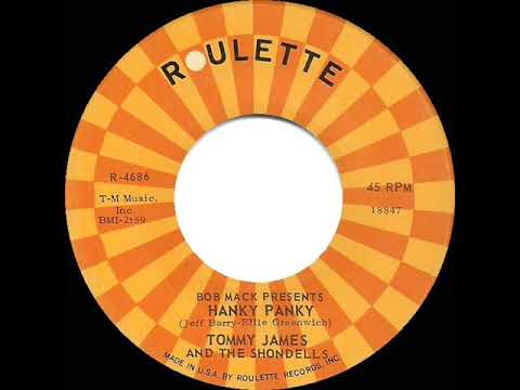 1966 HITS ARCHIVE: Hanky Panky - Tommy James & the Shondells (a #1 record--mono 45)