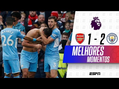 MARTINELLI JOGA MUITO, MAS RODRI FAZ GOL DA VIRADA NOS ACRÉSCIMOS | Arsenal 1 x 2 Manchester City