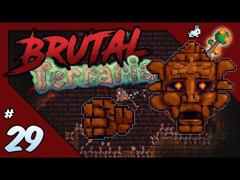 ☠ Indiana Groans Versus Mr. Golemhead - Brutal Terraria Ep.29