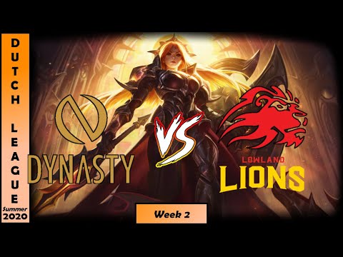 Dynasty vs LowLandLions Highlights | Dutch League 2020 Summer Week 2