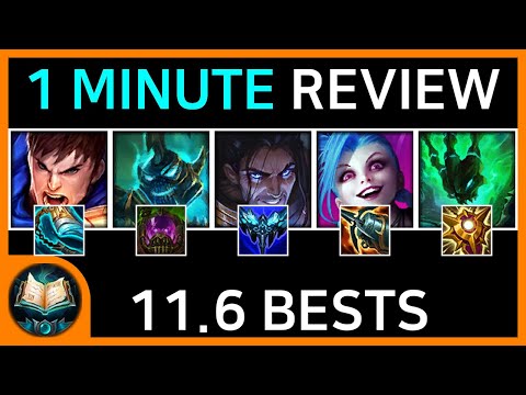 11.6 Patch TOP 5 OP Builds (Top Recommends)