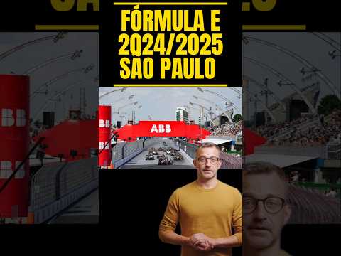 Fórmula E 2025 São Paulo (shorts) #formulae #saopaulo #ai #corridaderua #anhembi