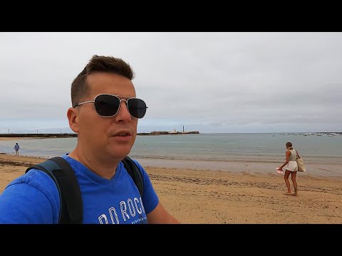 La Caleta beach in Cadiz, Spain | Morning Walk