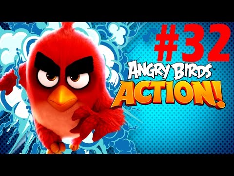 Angry Birds Action! Bird Island Level-32 Three Star Walkthrough