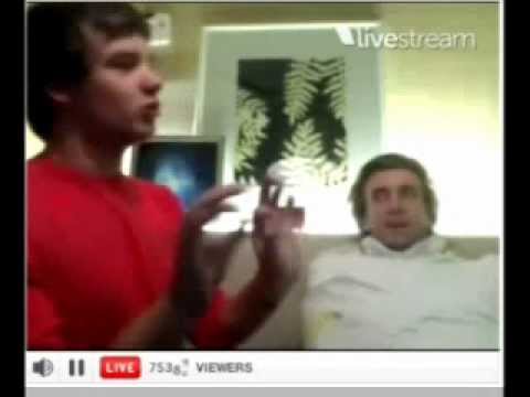 Andy Samuels, Liam Payne and Rapping PizzaMan - TwitCam Part4,5 19/6/2012