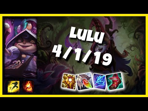 Lulu Challenger Gameplay S11 Replay 11.4 Support (4/1/19) - TURKISH