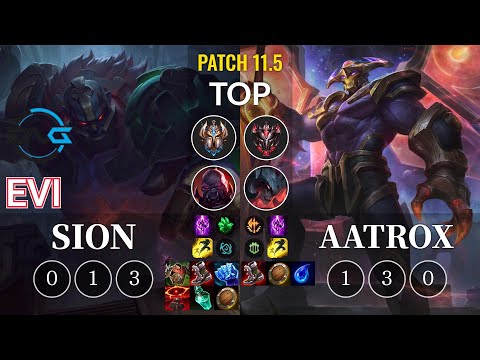 DFM Evi Sion vs Aatrox Top - KR Patch 11.5