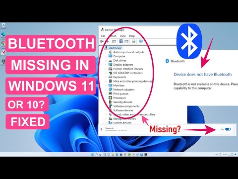 🔵 FIX BLUETOOTH NOT SHOWING OR WORKING IN WINDOWS 10/11