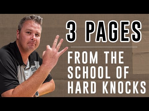 3 Pages From The School Of Hard Knocks