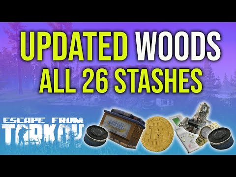 WOODS STASH GUIDE - WOODS HIDDEN STASHES 12.9 - Escape From Tarkov