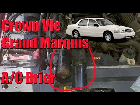 2003-2011 Ford Crown Victoria Grand Marquis A/C Drier Accumulator Replacement DIY