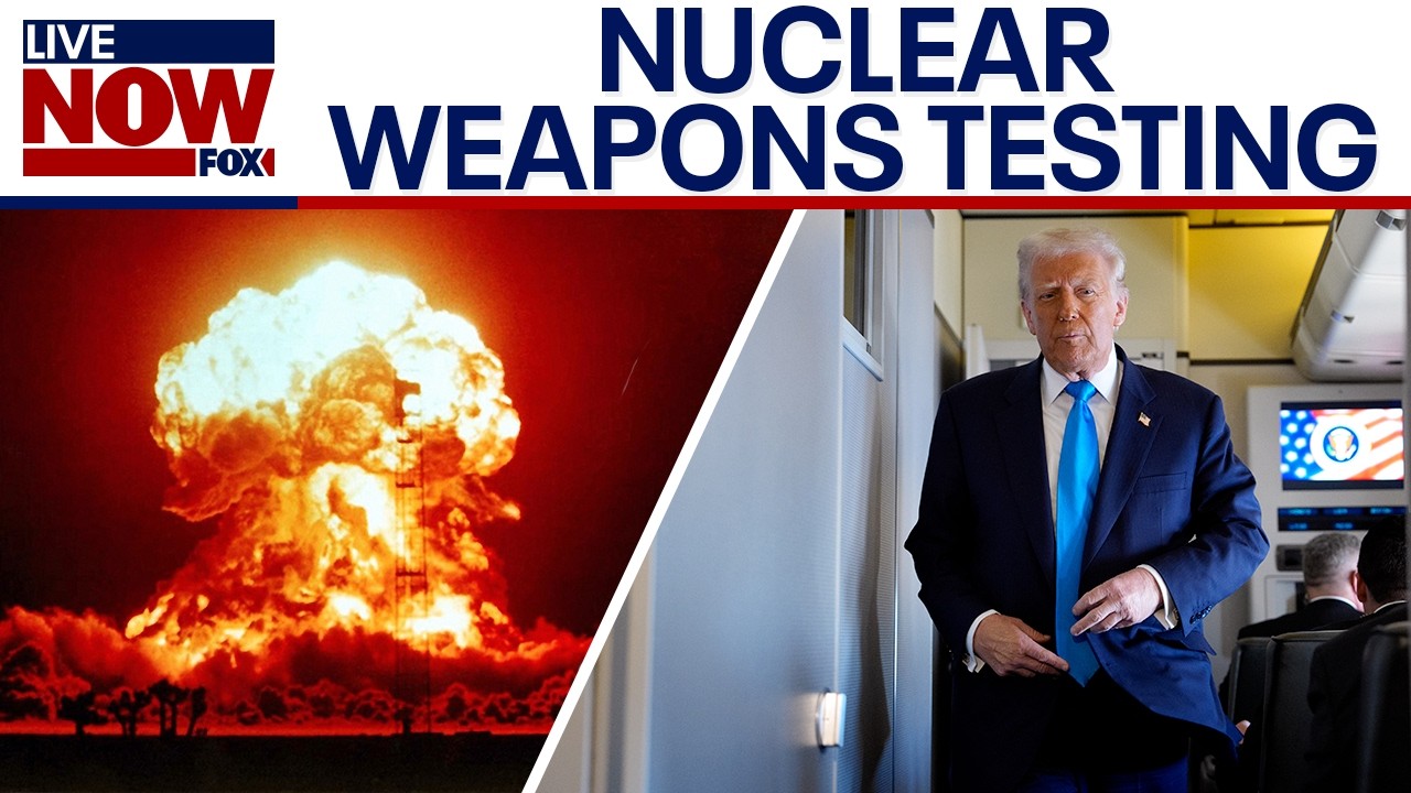 Trump orders nuclear weapons testing following Russian missile tests