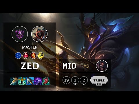 Zed Mid vs Lucian - EUW Master Patch 11.15
