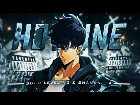 Solo Leveling & Shangri-La Frontier 💙 - HOTLINE「AMV/EDIT」4K!