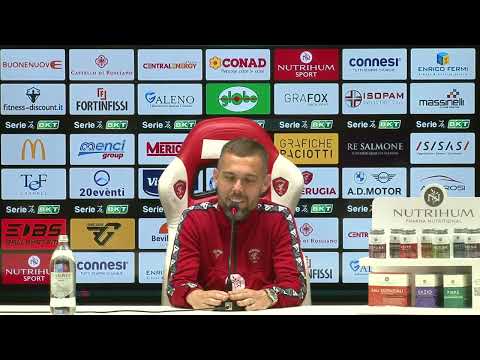PERUGIA-PARMA 2-1 : Conferenza stampa post gara di Salvatore Burrai