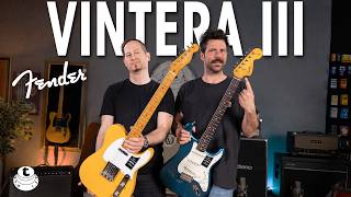 Video thumbnail for First look: Fender Vintera III Guitars & Basses | Fender digs deeper this time by Thomann's Guitars & Basses