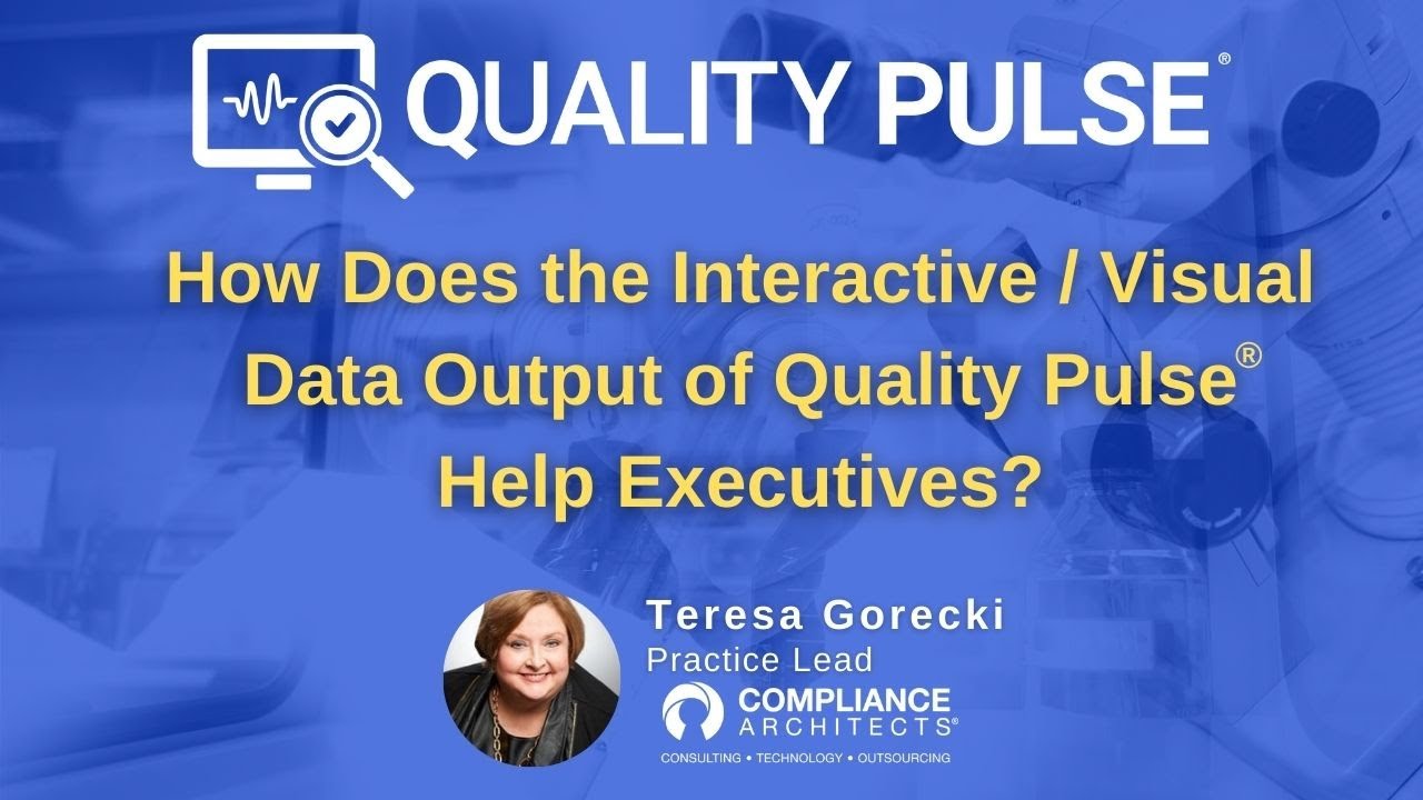 How Does the Interactive / Visual Data Output of Quality Pulse® Help Executives?
