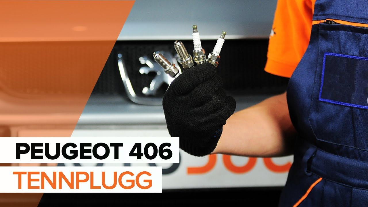 Slik bytter du tennplugger på en Peugeot 406 sedan – veiledning