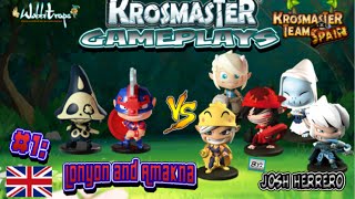 English Krosmaster Arena Gameplay 3D #1: Gein and Amakna.