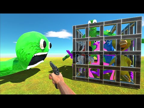 Help Jumbo Josh Rescue Rainbow Friends - Animal Revolt Battle Simulator