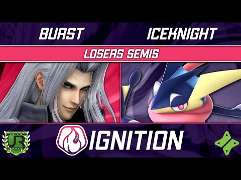 Burst (Sephiroth) vs IceKnight (Greninja) - Ignition 270 LOSERS SEMIS