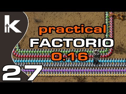 Practical Factorio 0.16 Episode 27 | Scaling up Circuits | Factorio Let's Play