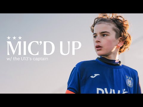 MIC'D UP | The captain of the U13 wears a microphone against PSG | Now on MAUVE TV