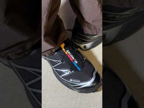 Salomon XT-6 Gore-Tex Black… a waterproof trail sneaker blending rugged performance with urban style