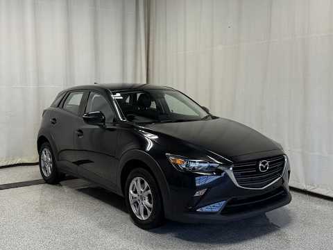 2020 Mazda CX-3 GS Auto AWD in Black for sale at Park Mazda in Sherwood Park, AB