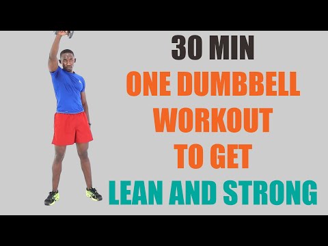 30 Minute Dumbbell Strength Training for Fat Loss Full Body Workout  250 Calories 