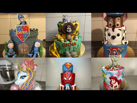 Идеи для детских тортиков. Ideas for baby cakes. Ideen für Kindertorten