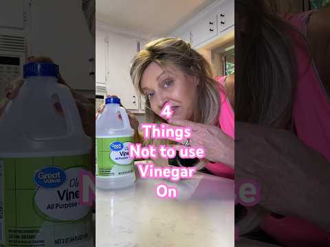 4 place you should not use vinegar on #cleaningtips #cleaninghacks#cleantok #homeclean#homecleaning