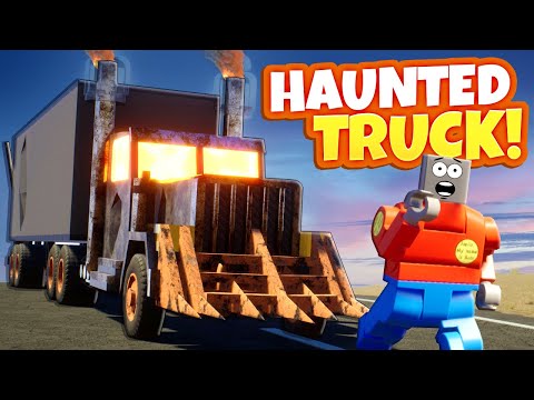 A HAUNTED Lego Semi Truck is Chasing Us in Brick Rigs RP!
