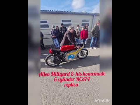 Bristol Classic motorcycle show Allen Millyard Homemade 6 cylinder Honda RC374 replica