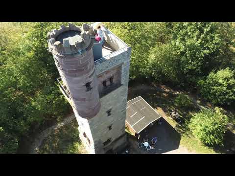 September 19 Moltkewarte Lengefeld Sangerhausen Harz Harzer Wandernadel Drohne Parrot Anafi 4k Moltk