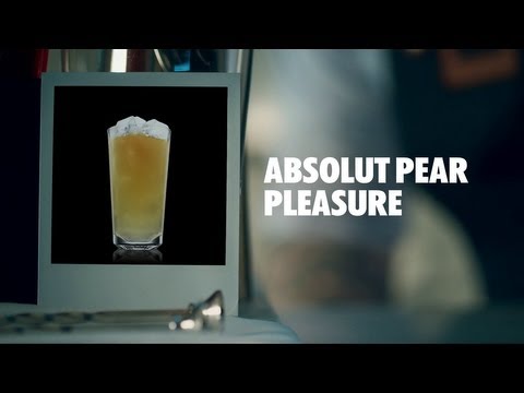 ABSOLUT PEAR PLEASURE DRINK RECIPE - HOW TO MIX