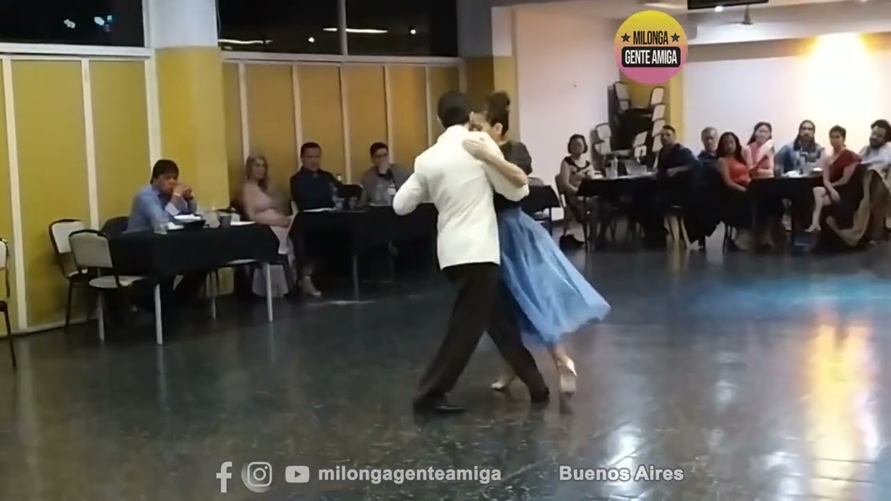 Martin Mateu y Maria Ybarra  - Milonga Gente Amiga - 09/JUN/2024 (2/3)