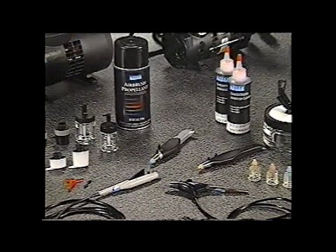 Testor How to use AZTEC A470 air brush "Getting Started AZTEC With the A470