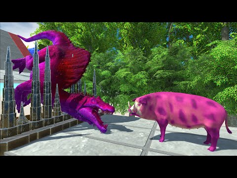 Every Unit Jump Over TRAP PIERCER - Animal Revolt Battle Simulator