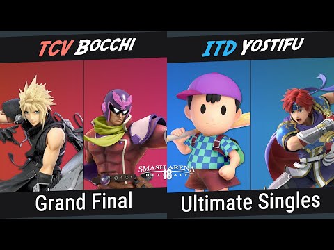 SAU18: Top 8 - TCV| Bocchi (Cap. Falcon, Cloud) Vs. ITD| Yostifu (Ness, Roy) - Singles