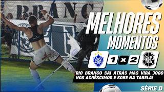 VITÓRIA - ES 1 X 2 RIO BRANCO - ES | MELHORES MOMENTOS | 3ª RODADA | BRASILEIRÃO SÉRIE D 2026