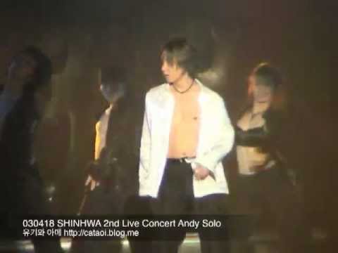 030418 SHINHWA 2nd Live Concert Andy Solo