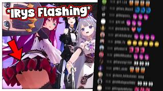 Chat went wild when Biboo showing IRys hips!