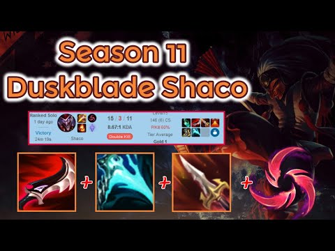 Season 11 Duskblade, Sanguine, Essence Reaver [League of Legends] Full Gameplay - Infernal Shaco