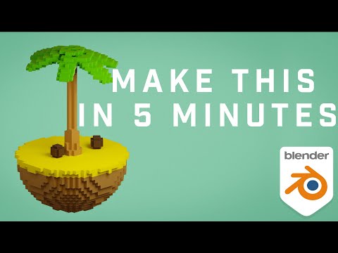 Make a Voxel Island in 5 minutes