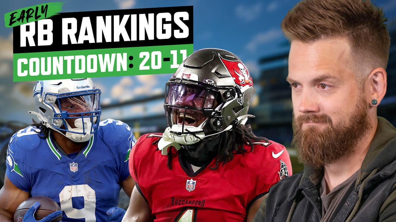 Early RB Rankings Countdown: 20-11, Old & (NOT) Busted