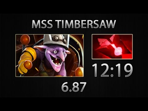 Dota 2 Timbersaw Fast Farm - MSS - Bloodstone - 12:19 [6.87]